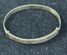 silver baby bracelet