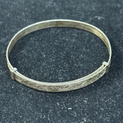 silver baby bracelet