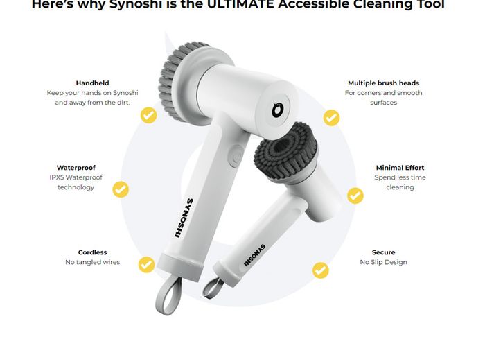 Synoshi Cordless Cleaning Brush