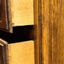 French Vintage Stained Oak Chest of Drawers Image 3