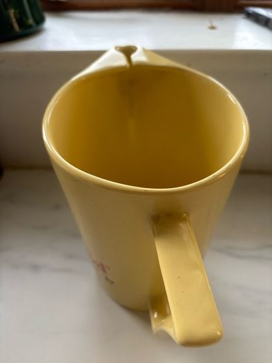 white label scotch Dewars jug