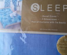 King size duvet cover and curtains