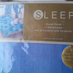 King size duvet cover and curtains