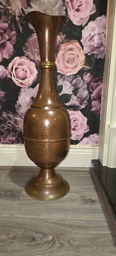 Large Vintage Copper Vase