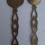 2 vintage brass spoon/strainer Image 3