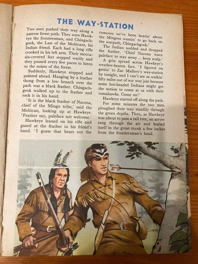 Western annual:'Hawkeye And The Last of the Mohicans' Annual No.1 / 1958