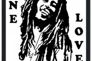 BOB MARLEY ONE LOVE Classic Semi-Glossy Paper Wooden Framed Poster