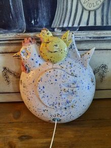 Irish Dun Oir Hand Crafted Ceramic Music Box, AV