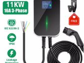 EV Charger 16A 3 Phase Electric Vehicle Charging Station EVSE Wallbox with Type 2 Cable IEC 62196-2 for Audi for Mercedes-Benz