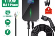 EV Charger 16A 3 Phase Electric Vehicle Charging Station EVSE Wallbox with Type 2 Cable IEC 62196-2 for Audi for Mercedes-Benz