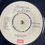 Sheena Easton. Take my time picture sleeve vinyl record single in vg+ condition Image 2
