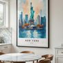 New York Wall Art Print, Travel Poster Image 4