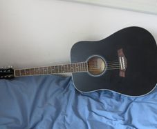 Black Sheffield 41" Western Guitar