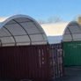 40ft Container Shelter With Rear Wall Enclosed Image 2