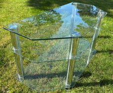 Glass TV Table