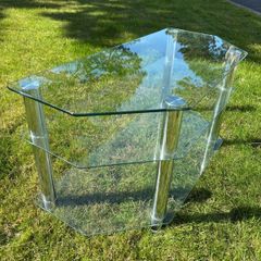 Glass TV Table