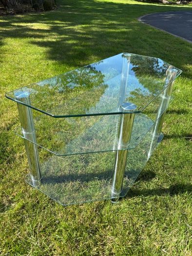 Glass TV Table