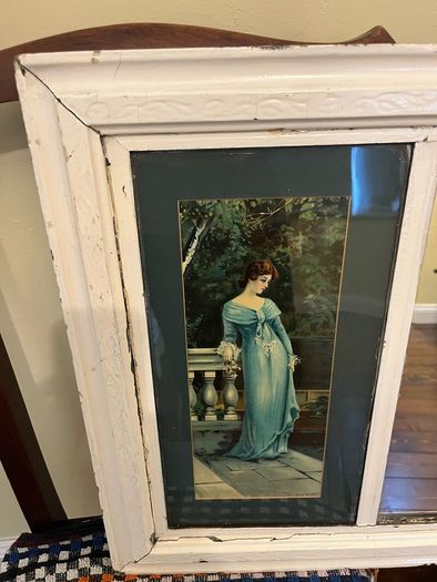 Antique Edwardian Mirror