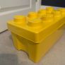 Yellow Lego storage box Image 4