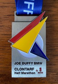 Joe Duffy BMW Clontarf Half Marathon & 5 Mile Finishers Medal