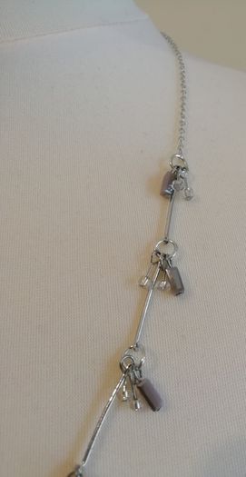 DesignSix London Silver Amethyst Necklace New With Tags.
