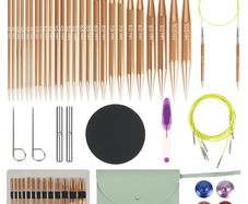 Brand New Interchangeable Circular Knitting Needle Set 13 Pairs