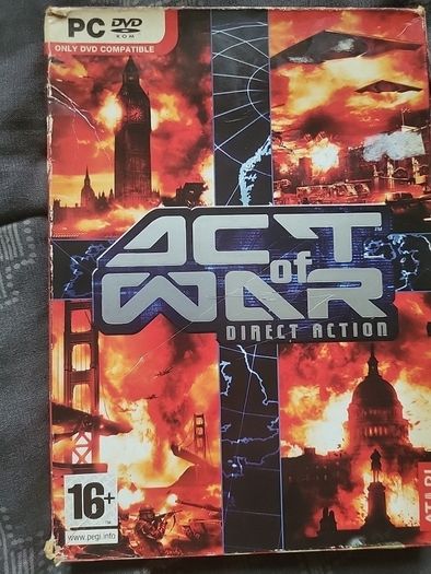 pc dvd rom act of war direct action