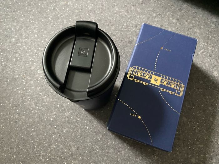 Nespresso LIMITED EDITION Nomad Festive Travel Mug Odyssey Blue