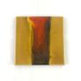 Unique art pottery tile coaster Image 2