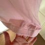 Carolyn Donnelly pink cotton top with linen sleeve size 10 Image 3