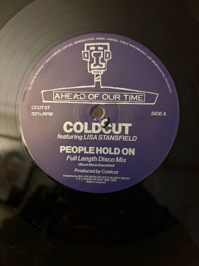 Coldcut ft Lisa Stansfield People Hold On Original 1989 UK 12 inch Acid House
