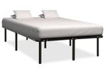 Bed Frame Black Metal 200x200 cm