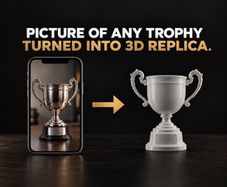 3D Replica of Any Trophy