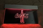 Coca Cola Lighted Plexiglass American Sign