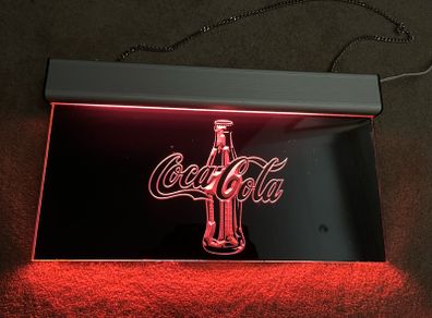 Coca Cola Lighted Plexiglass American Sign