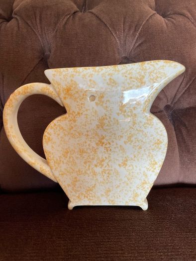 Moorland Pottery Rare Kate Malone Wall Mounted Sponge ware Jug