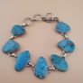 Authentic Arizona Turqouise Sterling 925 Silver Bracelet Image 10