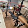 Multi-exercise Bench press with weights and accessories Image 3