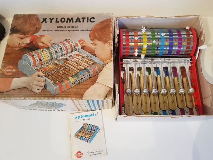 Vintage Congost Xylomatic Mechanical Xylophone