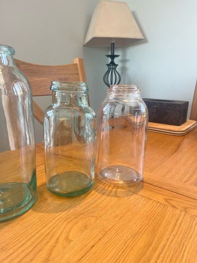 Antique Glass Shop Jars