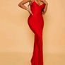 Brand New Red Backless Spaghetti Neck Dress, size S Image 4