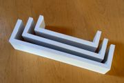 3 Set U-Shape Floating Wall Shelf
