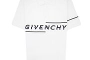 Givenchy Broken Logo Polo Shirt White