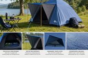 Tent  3  Person Dome Tent Sun Canopy Entrance Ventilation Waterproof 3000mm