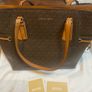 Michael Michael Kors/ Voyager Medium Logo Tote Bag Image 2