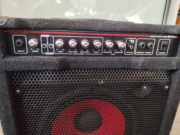 Red Sub BP80 bass amp