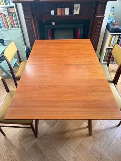 West Elm extendable dining table - mid-century