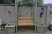Painted Garden Arbour