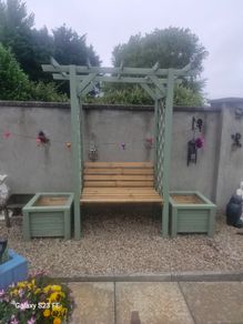 Painted Garden Arbour