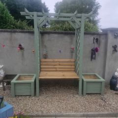 Painted Garden Arbour